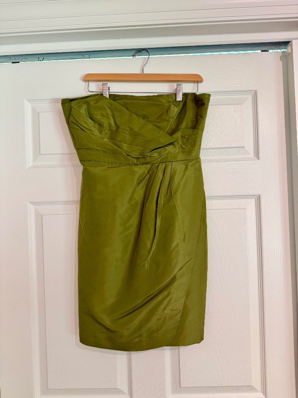 J.Crew Silk Green Dress- Size 10
